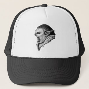 Casquette Tracer le design noir et blanc