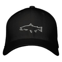Casquette Tracker de truites ajustées - Noir