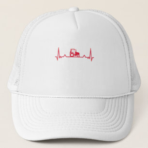 Casquette Tracteur Hearbeat Farming and Farmer Xmas Don