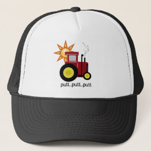 Casquette Tracteur rouge de ferme