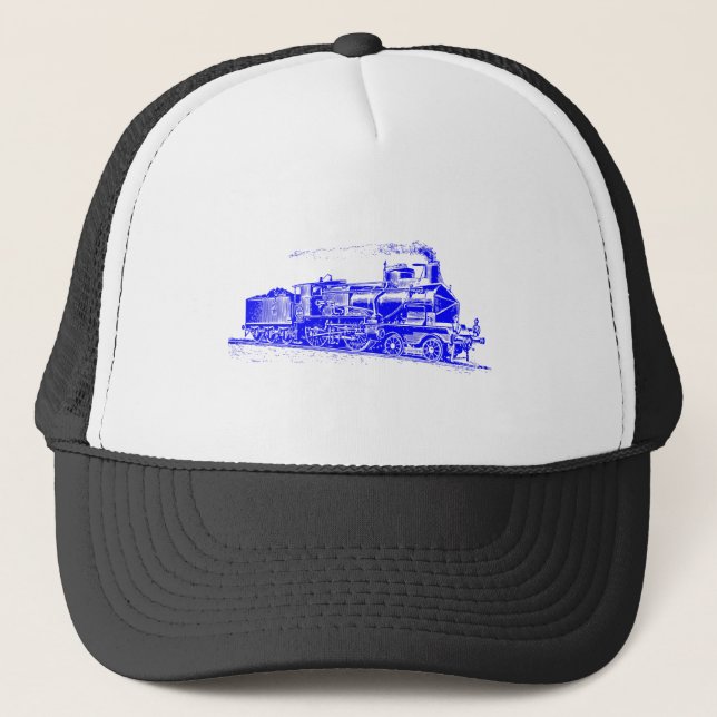 Casquette Train 03 - Bleu (Devant)
