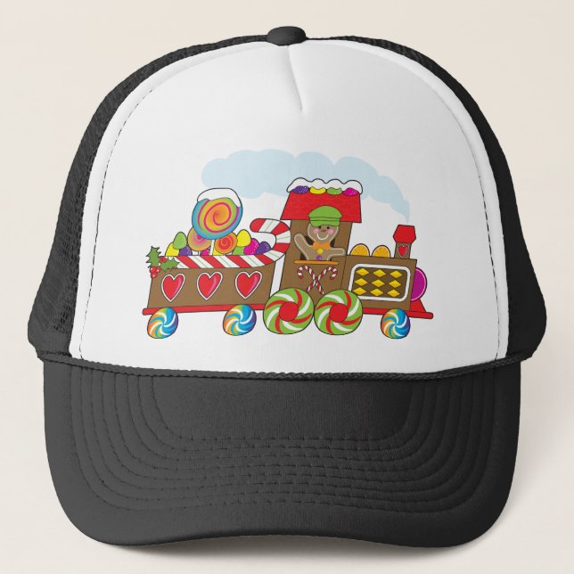 Casquette Train de pain d'épice (Devant)