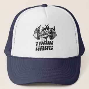 Casquette Train Hard Barbells