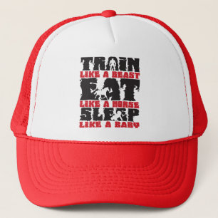 Casquette Train Like A Beast - Gymnase et remise en forme Mo