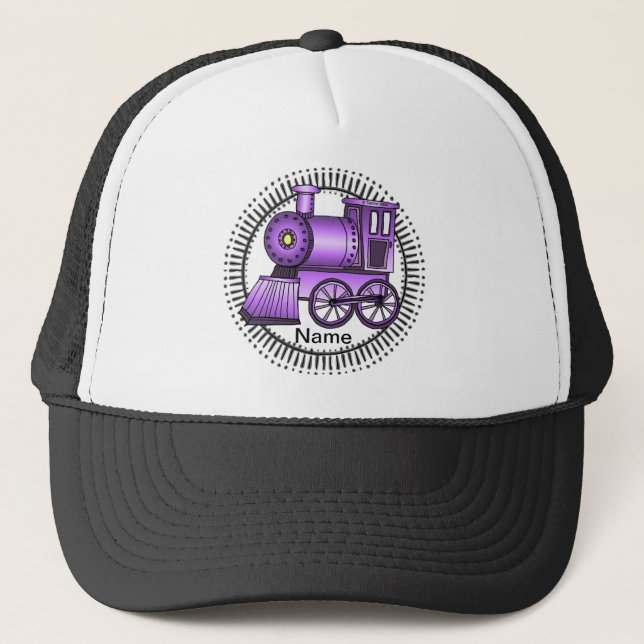 Casquette Train pourpre (Devant)