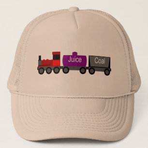 Casquette Train rouge