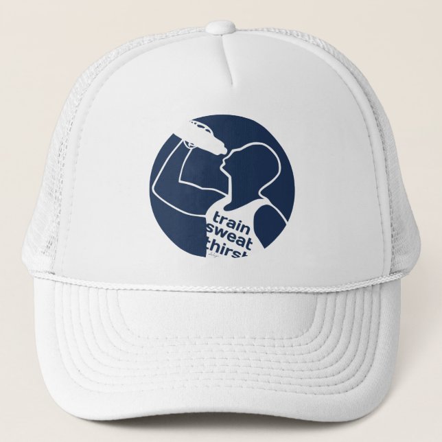 Casquette Train Sweat Thirst blue (Devant)