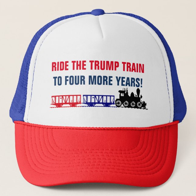 CASQUETTE TRAIN TRUMP À QUATRE ANS DE PLUS (Devant)