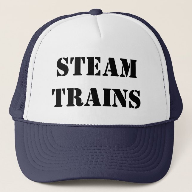 CASQUETTE TRAINS À VAPEUR (Devant)
