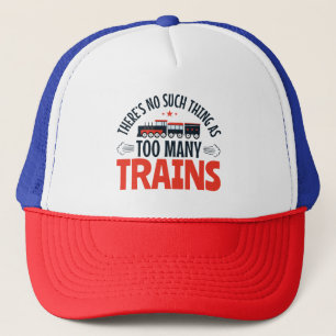 Casquette Trains trop nombreux pour le train