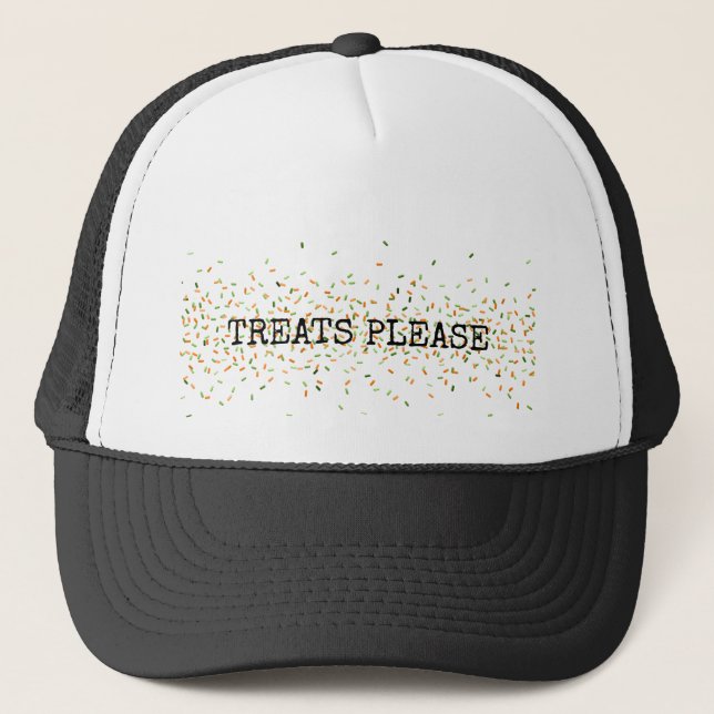 Casquette Traitements S'Il Vous Plaît Halloween Candy Sprink (Devant)