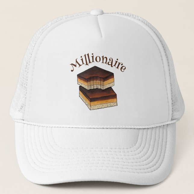 Casquette Tranche Carré de caramel de Millionaire (Devant)