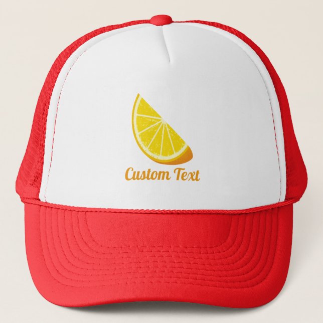 Casquette tranche orange (Devant)
