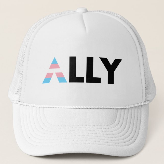 Casquette Trans Ally LGBTQ Transgenre LGBT (Devant)