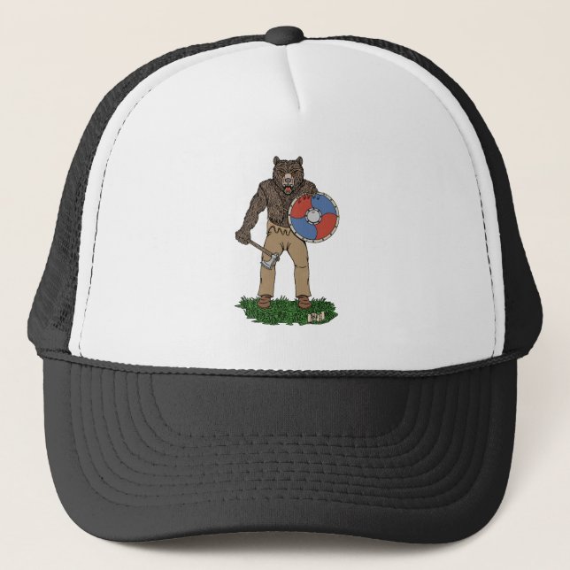 Casquette Transformé Viking Berserker ou Werebear (Devant)