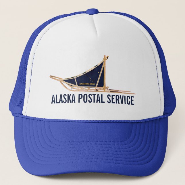 Casquette Transporteur postal de l'Alaska Dog Sled (Devant)