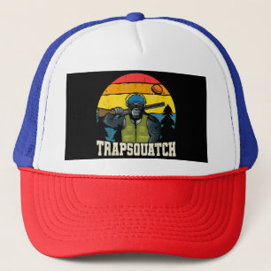 Casquette Trapsquatch Bigfoot Drôle Piège en Argile Tireur H