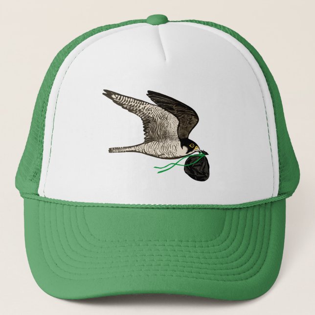Casquette Trash Falcons Trucker Chapeau - Oakland Green! (Devant)