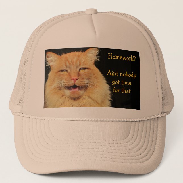 Casquette Travail ? Aint personne a obtenu l'heure pour cela (Devant)