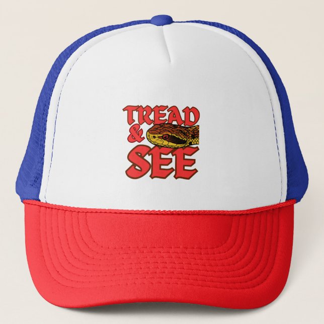 Casquette Tread and See Vipère (Devant)