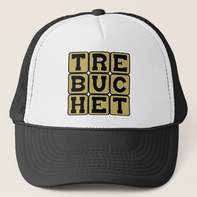 Casquette Trébuchet, Arme de Catapulte (Devant)