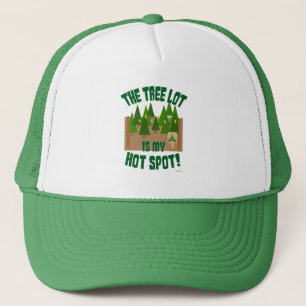 Casquette Tree Lot Est Mon Hot Spot Holiday Fun Cartoon