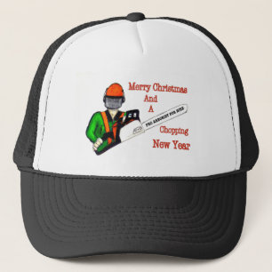Casquette Tree Surgeon Arborist at work present Chainsaw