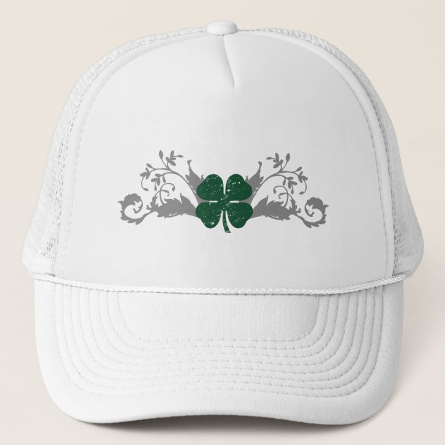 Casquette trèfle à quatre feuilles : hi-fi : (Devant)