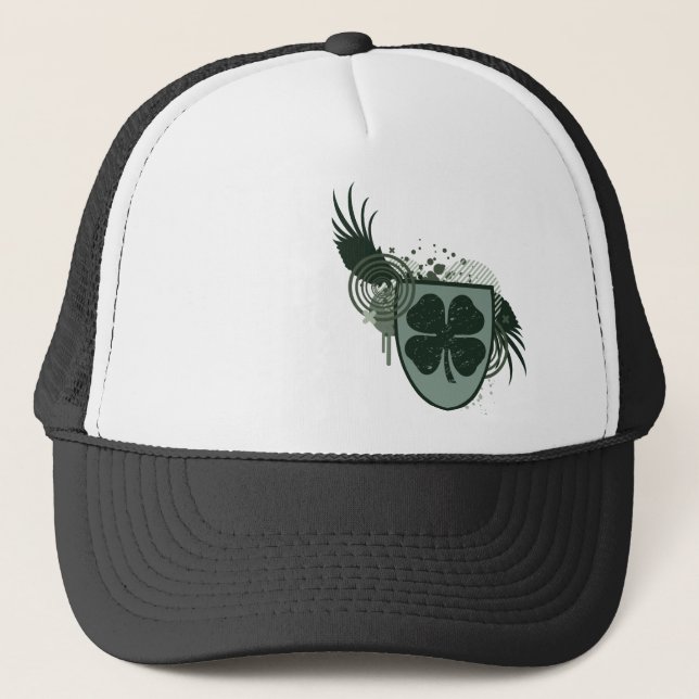 Casquette trèfle à quatre feuilles : hi-fi : (Devant)
