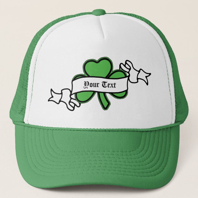 Casquette Trèfle personnalisable de la Saint-Patrick (Devant)