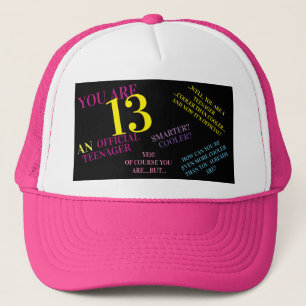Casquette Trendy Multicolor Officiel Adolescent 13e annivers