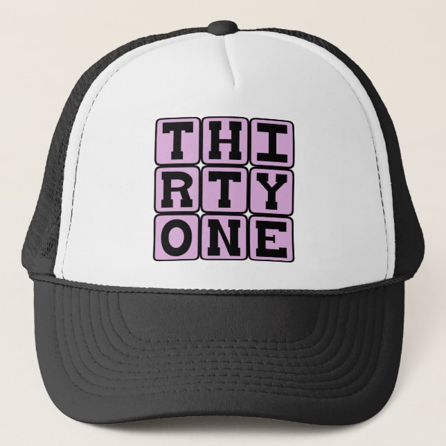 Casquette Trente et Un, Numéro 31 (Devant)