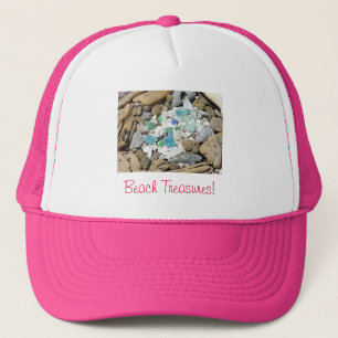 Casquette Trésors de plage Chapeaux de sport roses Vacances