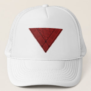 Casquette triangle rouge Keffiyeh symbole de résistance de l