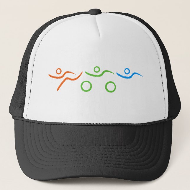 Casquette Triathlon cool et design unique (Devant)