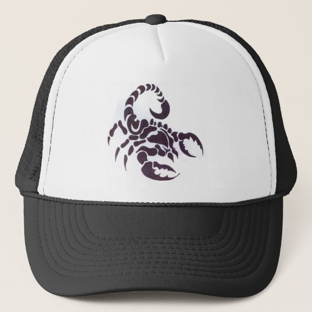 Casquette Tribal scorpion (Devant)