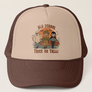 Casquette Trick or Treat Halloween Vintage Ancienne École