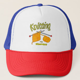 Casquette Tricot est My Therapy, amoureux du Tricot