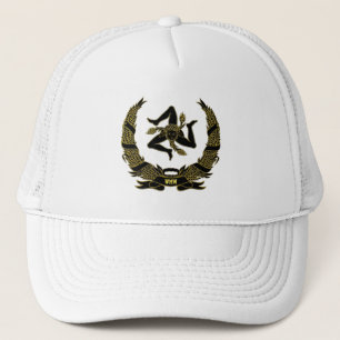 Casquette Trinacria sicilienne personnalisée