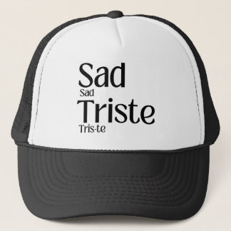 Casquette Triste éducation apprendre Vocabulaire carte de po