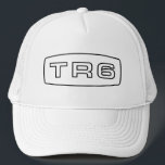 Casquette Triumph TR6 Logo (Black)<br><div class="desc">TR6 Front Badge illustration.</div>