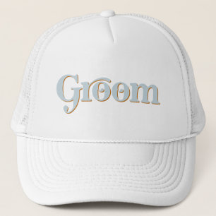 Casquette TRIXIE Retro 70's Theme Blue and Orange Groom