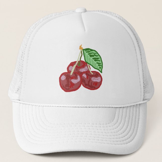 Casquette Trois cerises (Devant)