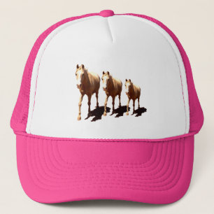 Casquette Trois Chevaux Palomino, Rose