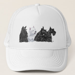 Casquette Trois Scotties et un Westie