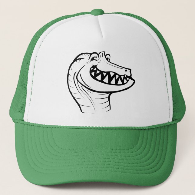 Casquette Trollface Irritator (sans texte) (Devant)