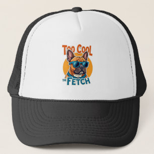 Casquette Trop Cool pour Fetch Bouledogue Français Lunettes