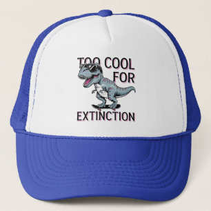 Casquette Trop Cool Pour L'Extinction T-Rex Skater - Dino Dr