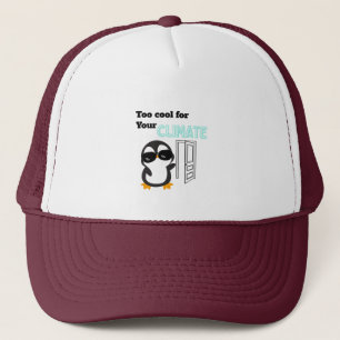 Casquette Trop Cool pour Votre Climat Pingouin Drôle