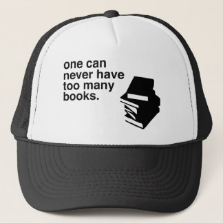 Casquette trop de livres
